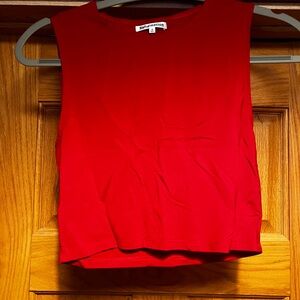 Reformation Red Sleeveless Top